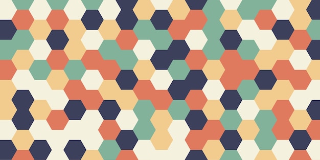 Abstract hexagonal background, colorful hexagonal abstract background, illustration, vector