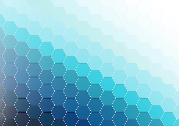 of abstract hexagonal background