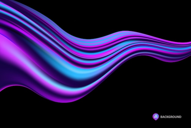 Abstract holographic trendy background