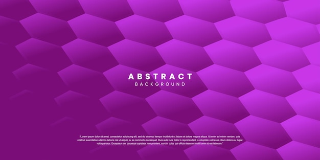 Abstract honey comb purple background modern futuristic graphic design