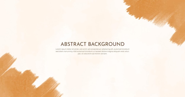 Abstract horizontal watercolor background Neutral light colored empty space background illustration