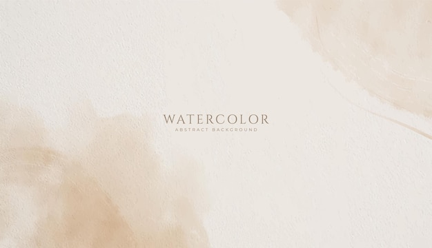 Abstract horizontal watercolor background Neutral light colored empty space background illustration