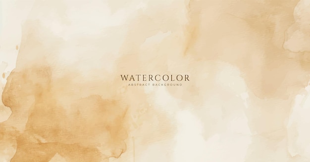 Vector abstract horizontal watercolor background neutral light colored empty space background illustration