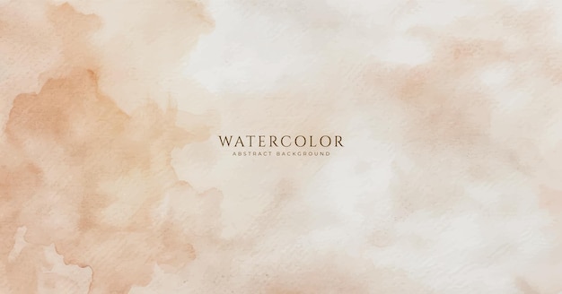 Abstract horizontal watercolor background Neutral light colored empty space background illustration