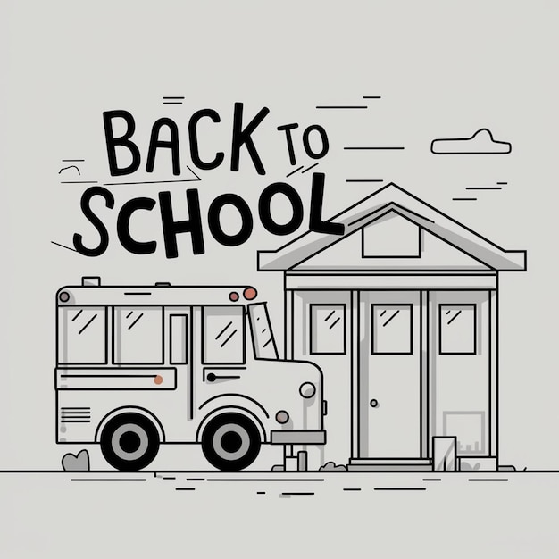 A abstract illustration of back to school