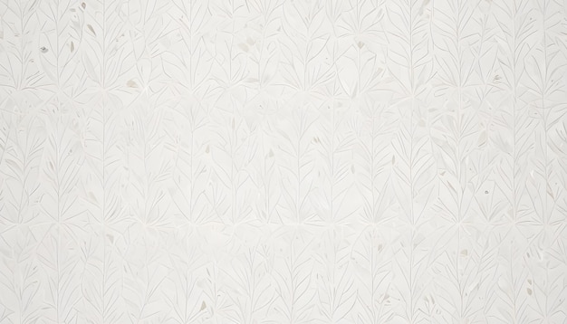 Abstract image of a repeating pattern of white leaves on a white background The leaves are stylized and abstract creating a minimalist and elegant design