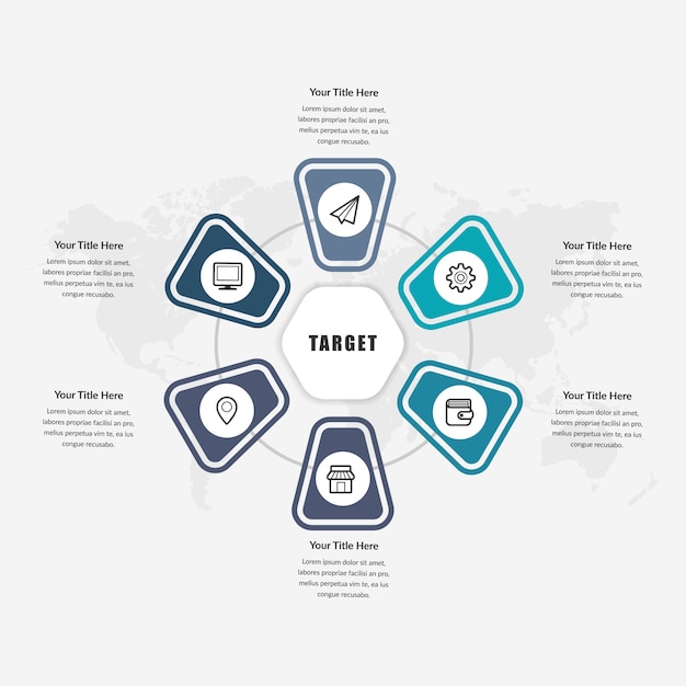 Abstract Infographic Element Design for Business