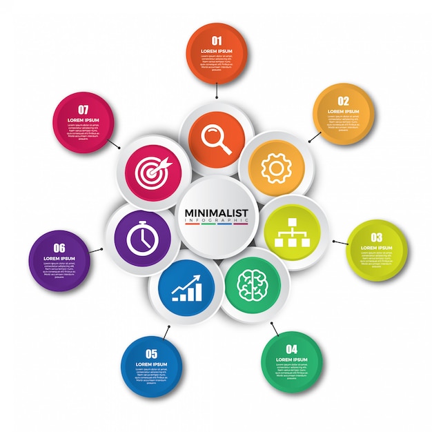 Abstract infographic template 