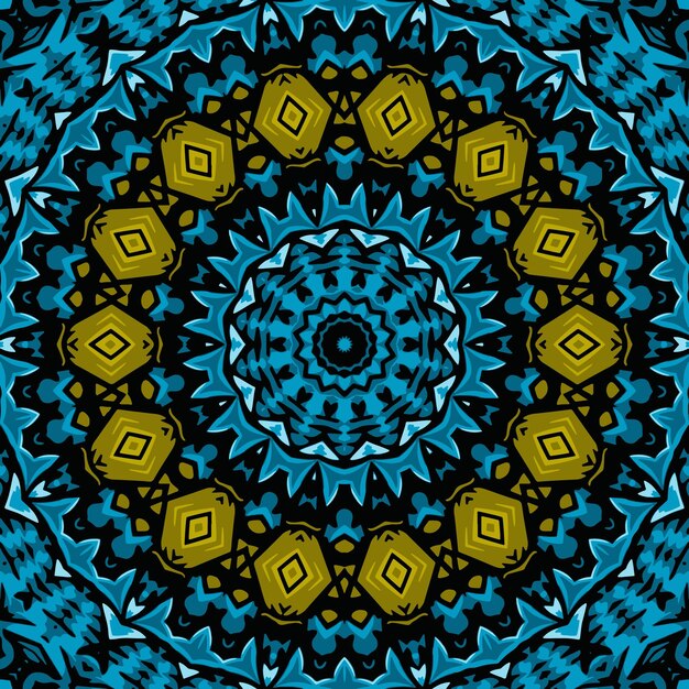 Abstract kaleidoscope background Beautiful kaleidoscope seamless pattern Colorful mosaic texture Seamless kaleidoscope texture