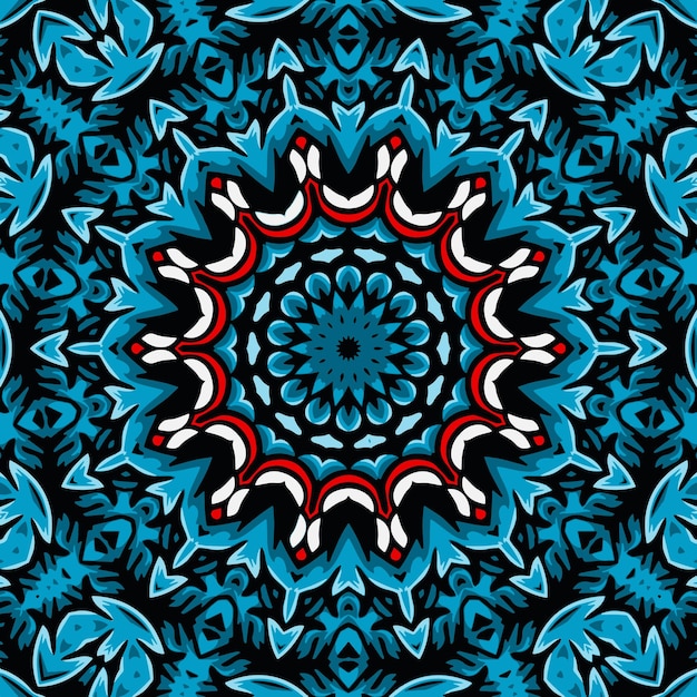 Abstract kaleidoscope background Beautiful kaleidoscope seamless pattern Colorful mosaic texture