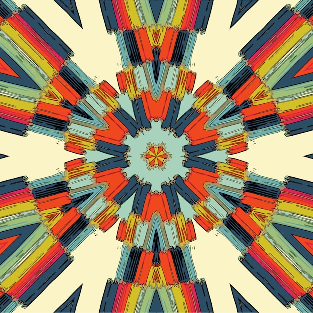 Abstract kaleidoscope background Beautiful kaleidoscope seamless pattern Multicolor mosaic texture Seamless kaleidoscope texture Unique kaleidoscope design