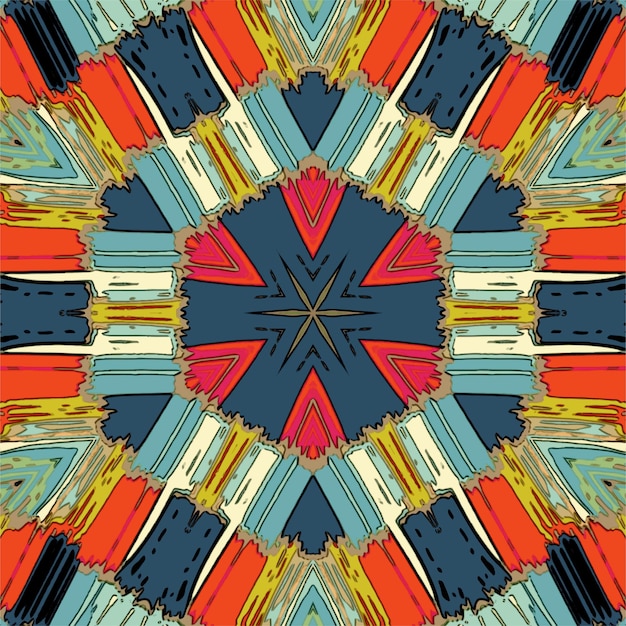 Abstract kaleidoscope background Beautiful kaleidoscope seamless pattern Multicolor mosaic texture Seamless kaleidoscope texture Unique kaleidoscope design