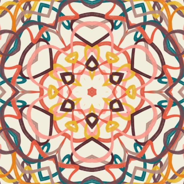 Abstract kaleidoscope background Beautiful kaleidoscope seamless pattern Multicolor mosaic texture Seamless kaleidoscope texture Unique kaleidoscope design