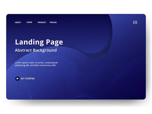 Abstract landing pages