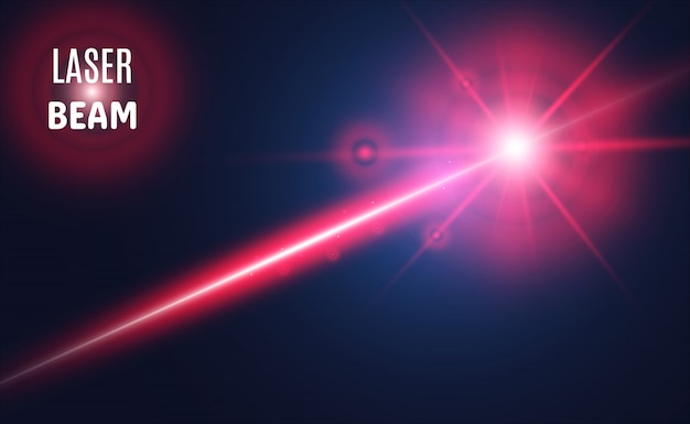 Vector abstract laser beam. transparent isolated on black background.  illustration.