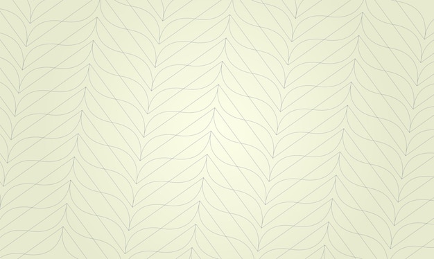 Abstract leaves lines background. Thin black lines on white gradient background. Modern and clean de