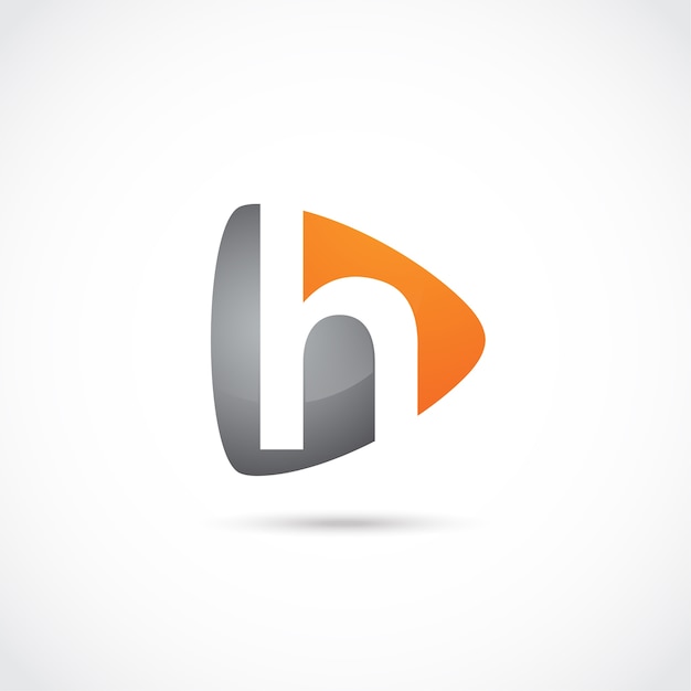 Abstract Letter H Logo Design