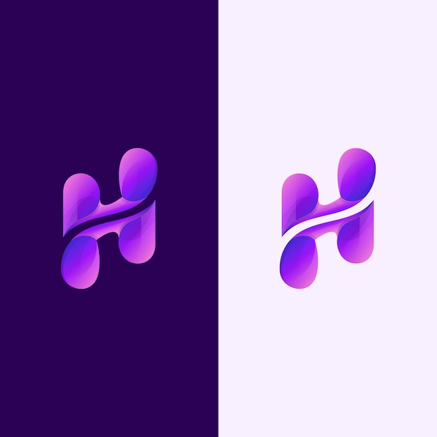 Abstract Letter H Logo