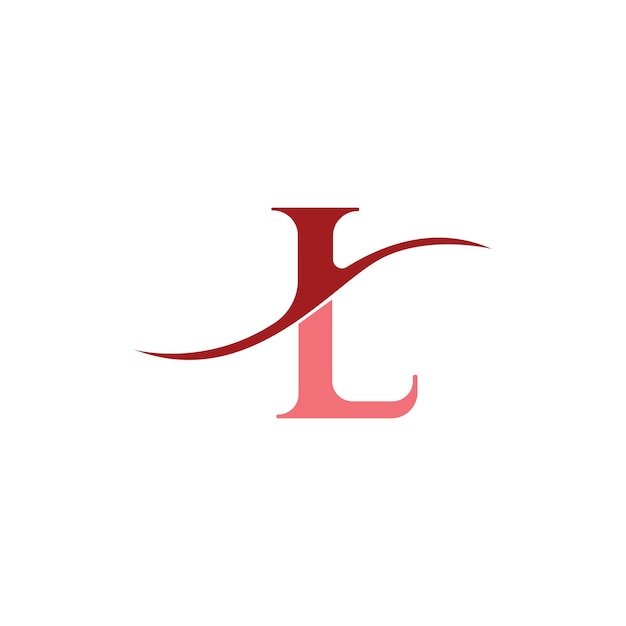 Abstract letter l logo