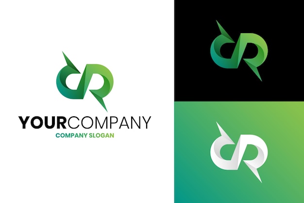 Abstract letter R Modern Logo Design