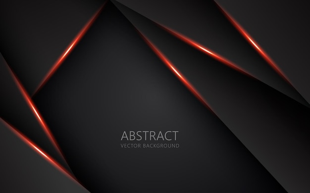 Abstract light orange black space frame layout design tech triangle concept gray texture background