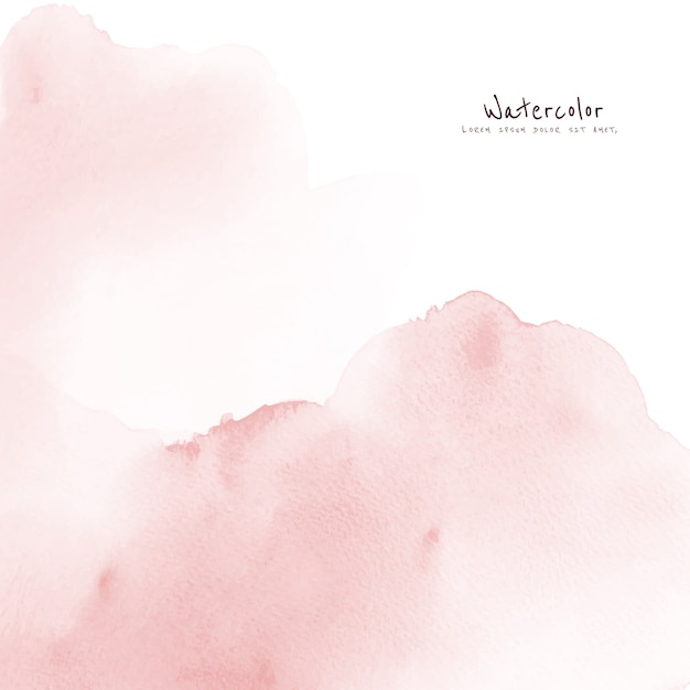 Abstract light pink watercolor for background.