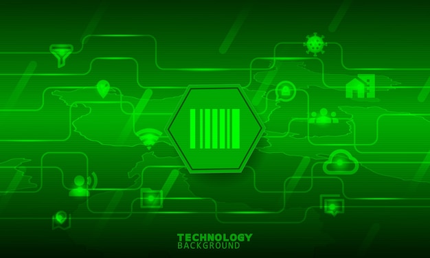 Abstract Light technology concept. technology background. neon effect. circuit board concept.