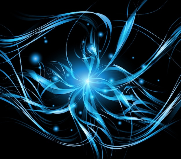 Abstract light wave futuristic background