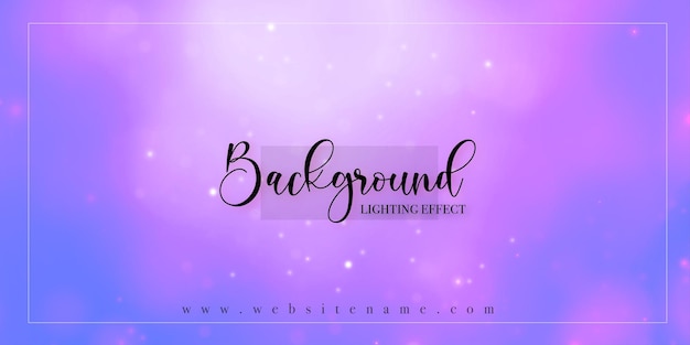 Abstract Lighting Effect Background Banner Design Multipurpose