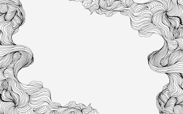 Abstract line art background