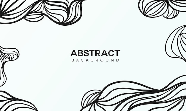 Abstract line art background.