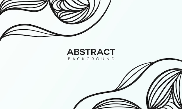 Vector abstract line art background.