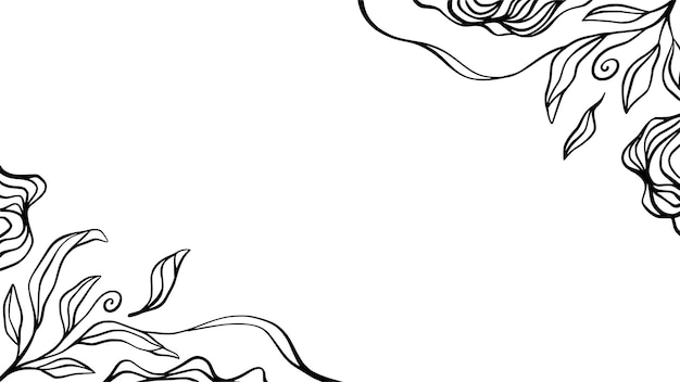 Abstract line art background