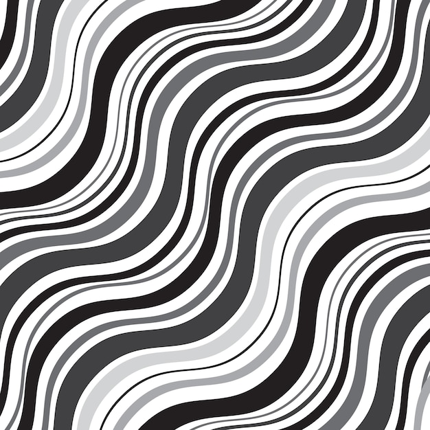 abstract lines in a pattern of wavy lines