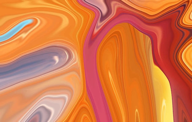 Abstract liquid background design with yellow color