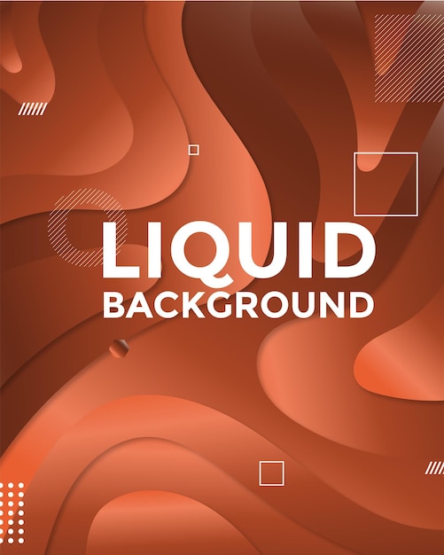 Abstract liquid background