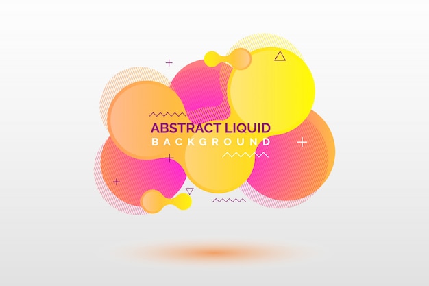 Abstract Liquid Banner Background