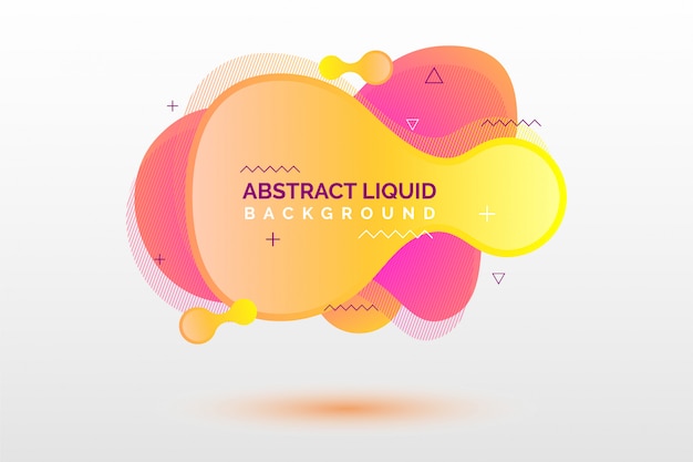 Abstract Liquid Banner Background