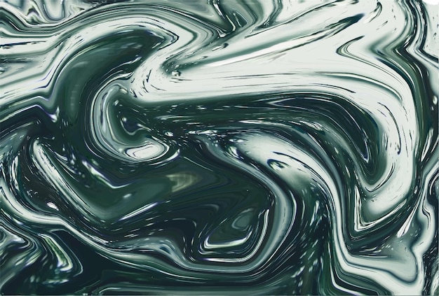 Abstract liquid fluid marble background premium vector