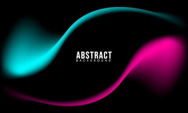 Vector abstract liquid gradient background fluid colour mix vivid color blend modern design