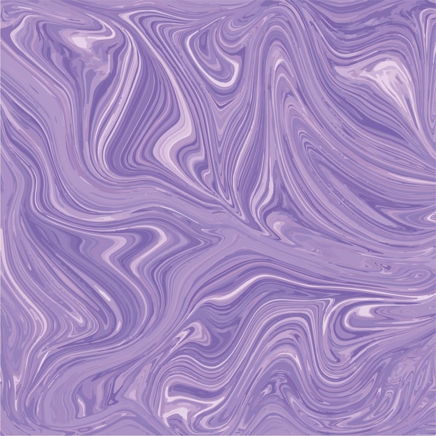 Abstract liquid ink marble texture with purple and creative design background