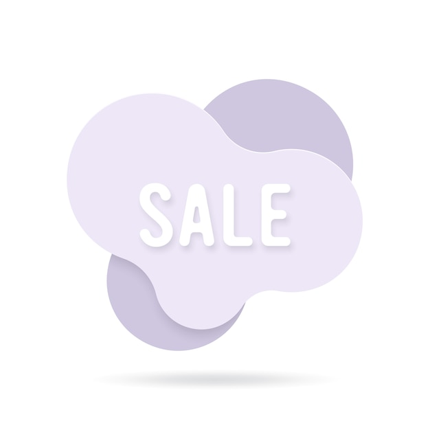 Abstract liquid shape background for sale poster.