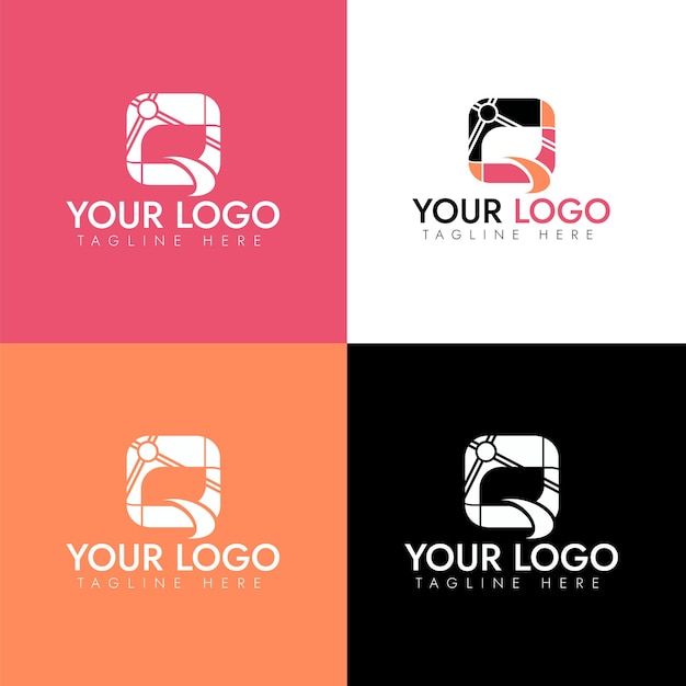 Abstract logo design for business