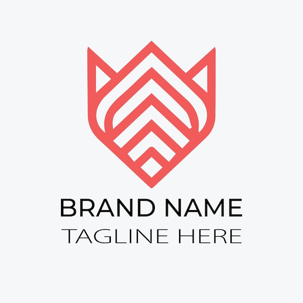 Abstract logo design for a company branding