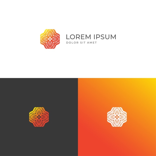 abstract logo template icon symbol