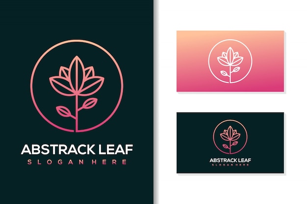 Abstract lotus logo design