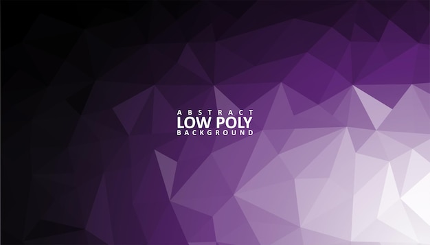 Abstract low poly background with triangle shapes