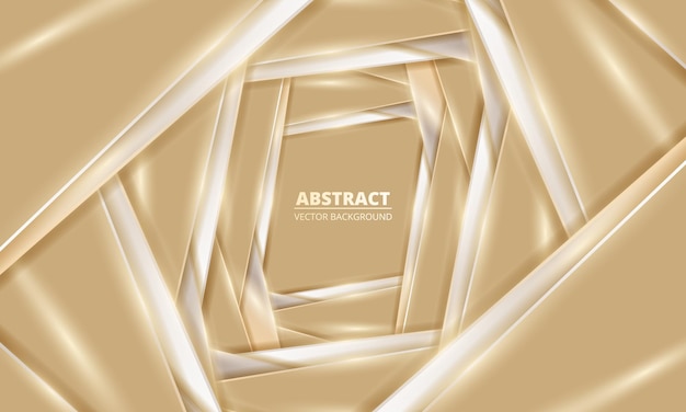 Abstract luxury background with elegant gold and beige lines design elements