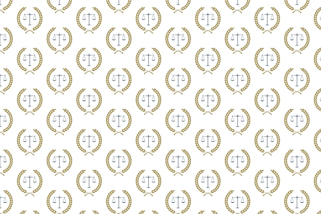 Abstract luxury Lawyer logo pattern design Free Vector