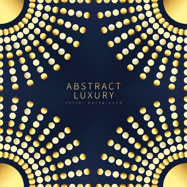 Vector abstract luxury square background with golden elements